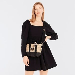 J.Crew Squareneck soft gauze dress